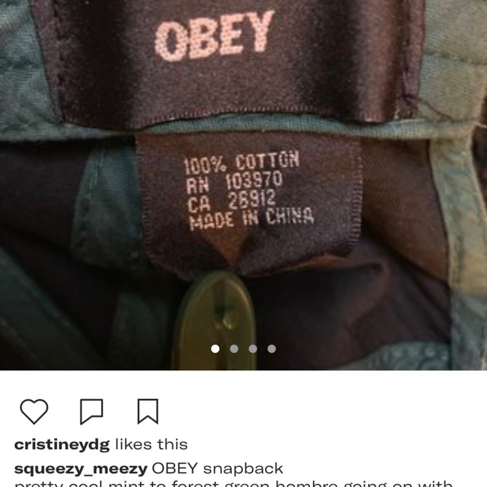 OBEY snapback - Picture 2 of 4